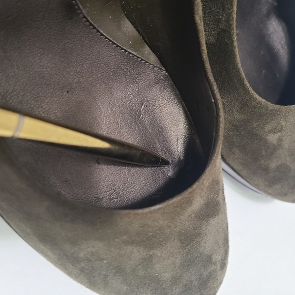 Linea Paolo Suede Pump with Ankle Strap Size‎ 11.5 main image 2
